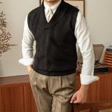 Men's Retro Warm Sweater Casual Sweater Vest