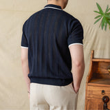 Summer Hollow Knit Short Sleeves