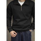 Men's Vintage Loose Half Zip Sweatshirt