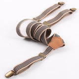 Adjustable Striped Clip-on Straps