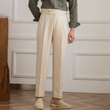 Casual Straight High Waist Trousers