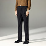 High-waisted Straight-leg Trousers