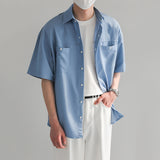 Loose Short Sleeve Casual Shirt