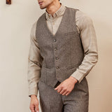 Men's Retro British Slim Business Casual Vest