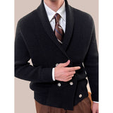 Knitted Double-breasted Warm Cardigan