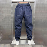 Men's Hip Hop Harem Pants Joggers Loose jeans Elastic Waist Baggy Drop Crotch Sweatpants