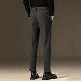 Slim Fit Woolen Stretch Warm Trousers