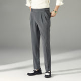 High-waisted Straight-leg Trousers