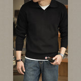 V-neck Anti-pilling Pullover Work Sweater