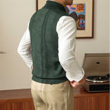 Men's Retro Warm Sweater Casual Sweater Vest