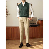 Men's Retro Warm Sweater Casual Sweater Vest