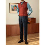 Men's Retro Warm Sweater Casual Sweater Vest