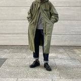 Men's Retro Loose Casual Hooded Coat