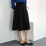 Irregular High Waist Back Zipper Skirt