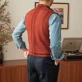 Men's Retro Warm Sweater Casual Sweater Vest