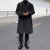 Mid-length Double-breasted Casual Coat