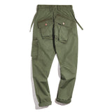 Vintage Shaped Pocket Straight Military Pants