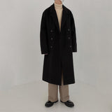 Thickened Mid-length Double-breasted Woolen Coat