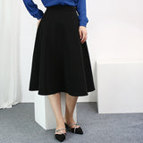 Irregular High Waist Back Zipper Skirt