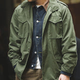 American Retro Multi-pocket Work Jacket