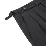 Men's Business Casual High Waisted Pants Slim Fit Dress Pants