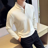 Men's Business Casual Slim Fit Collared T-Shirt