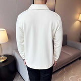 Men's Business Casual Slim Fit Collared T-Shirt