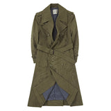 Vintage Military Mid-length Over-the-knee Coat