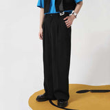 Men's Loose Simple Vertical Casual Trousers