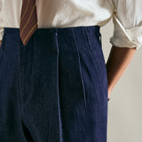 Pleated Straight Casual Vintage Loose Pants