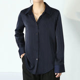 Vertical Stripe Long Sleeve Shirt