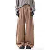 Washed Loose Wide-leg Straight Sweatpants