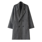 Mid-length Loose Warm Woolen Trench Coat