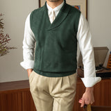 Men's Retro Warm Sweater Casual Sweater Vest