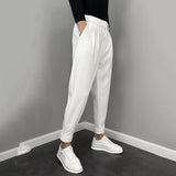 Men's Casual Nine-point Draped Loose Leggings Trousers