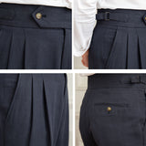 Casual Straight High Waist Trousers