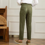 Casual Straight High Waist Trousers