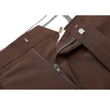 Seersucker Breathable Italian Naples Straight Trousers