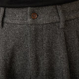 Brushed Retro Straight Warm Casual Trousers