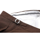 Seersucker Breathable Italian Naples Straight Trousers