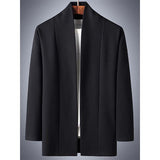 Men's Buttonless Business Casual Suit Jacket Cardigan