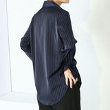 Vertical Stripe Long Sleeve Shirt