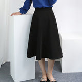 Irregular High Waist Back Zipper Skirt