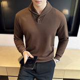 Men's Business Casual Slim Fit Collared T-Shirt