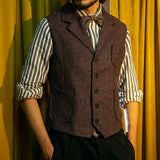 Men's British Gentleman Retro Suit Vest