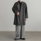 Mid-length Loose Warm Woolen Trench Coat