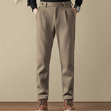 Men's Casual Loose Straight Thickened Tweed Pants