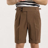 Men's Retro Casual Two Button Shorts