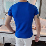 Men's Business British Summer Slim Elastic T-Shirt