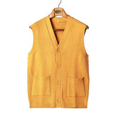 Casual Business Retro Knitted Cardigan Vest